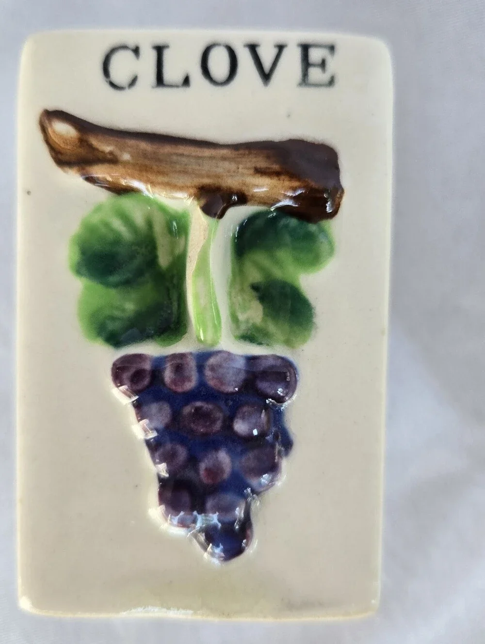 Vintage Ceramic Spice Shakers Set of 3 Clove Nutmeg Cinnamon Japan